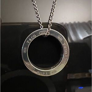 Tiffany & Co Circle Pendant Necklace